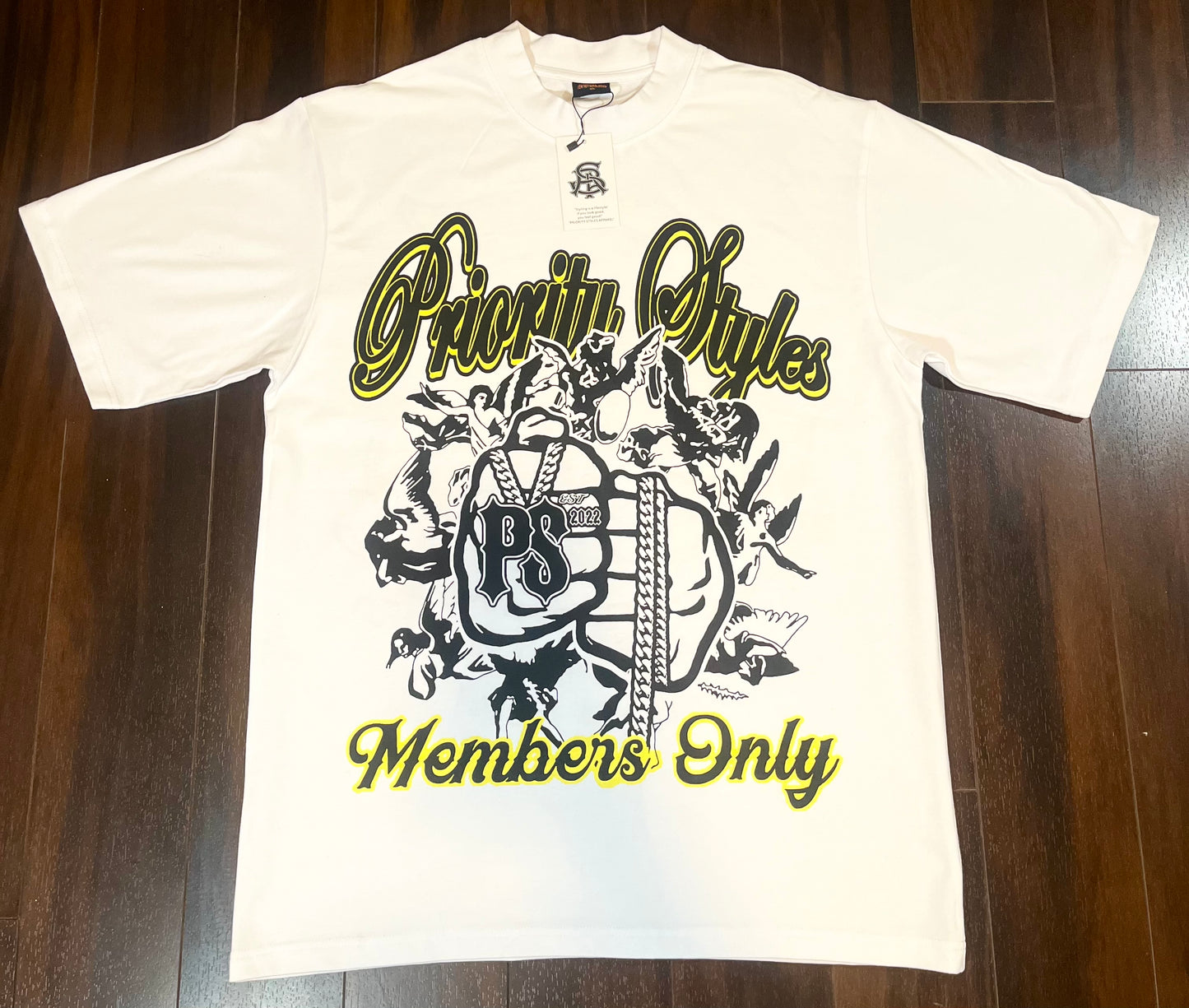 Yellow Members Only Shirt