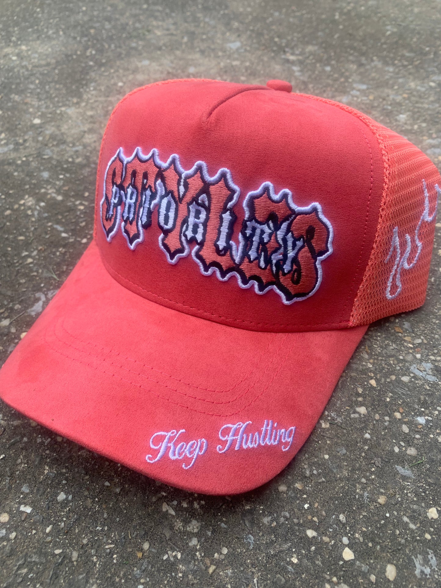 Peach “Keep Hustling” Hat